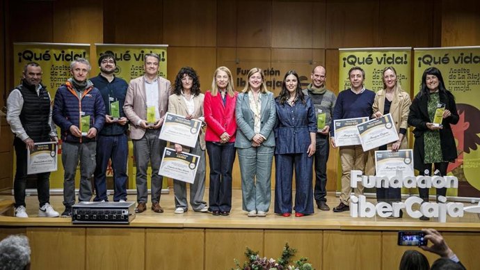 Javier Grijalba, Bodegas Altanza, Almazara Ecológica, Trujal Galilea y Campomar, ganadores IX Concurso Aceites La Rioja