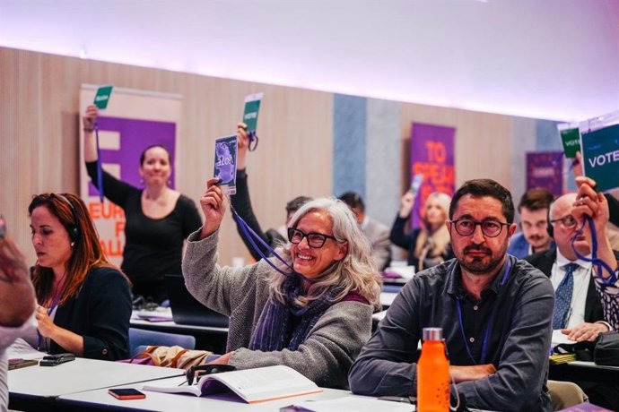 La representante de MÉS per Mallorca en la asamblea general de ALE.