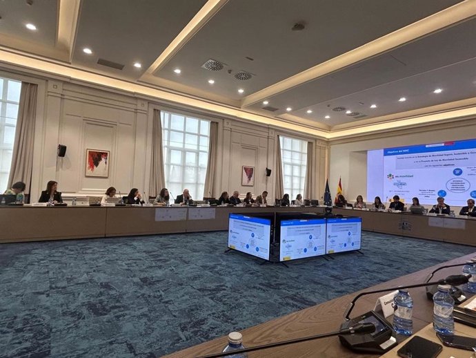 La Responsable De Transportes De La Junta De Castilla Y León, Laura Paredes, Participa En Una Reunión De Directores Generales De Transportes