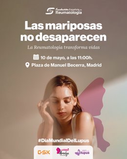 Campaña 'Las mariposas no desaparecen' con el objetivo de visibilizar el lupus.