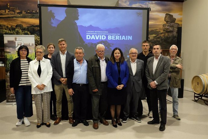 Imagen de la presentación del premio internacional David Beriain
