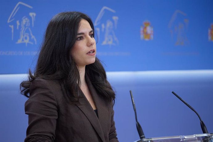 La portavoz de Vox en el Congreso, Pepa Millán (Fotografía de archivo)