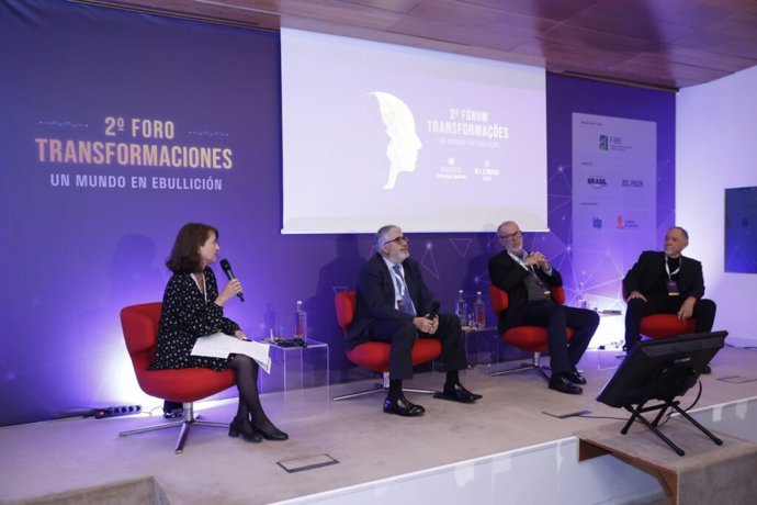 José Juan Ruiz, Raul Jungmann y Winston Fritsch durante el II Foro de Transformaciones