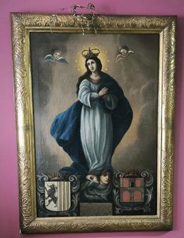 Cuadro del siglo XVIII recuperado en Arcos.