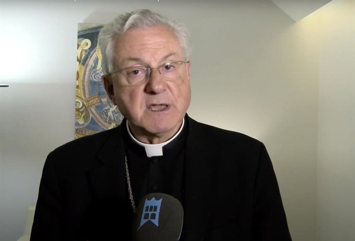 El Copríncipe episcopal de Andorra, Joan-Enric Vives, hablando sobre el Papa