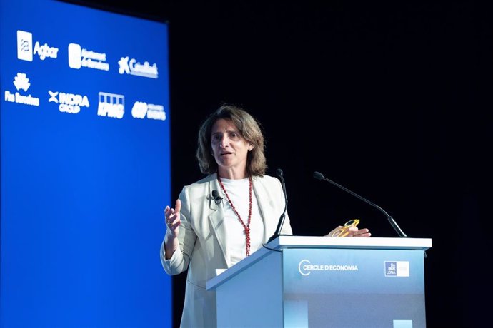 La vicepresidenta ejecutiva de la Comisión Europa para la Transición Limpia, Justa y Competitiva, Teresa Ribera