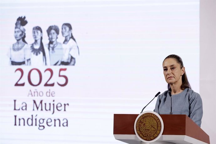 Archivo - Mexico's President Claudia Sheinbaum Pardo 