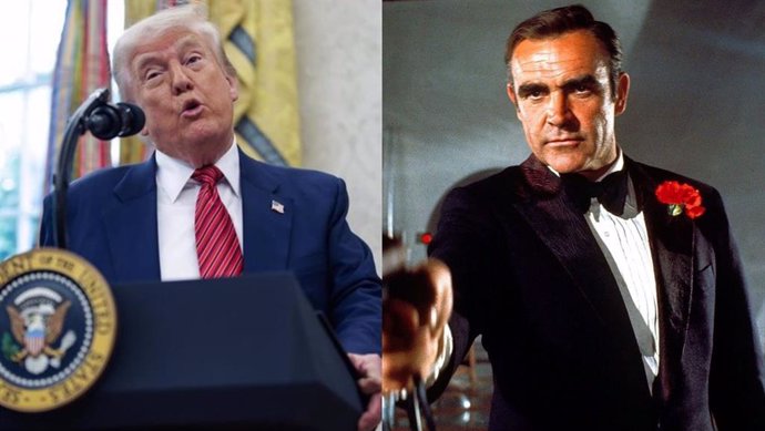 Donald Trump asegura que "James Bond no tiene de qué preocuparse" de los aranceles a películas extranjeras