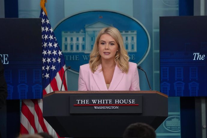 La portavoz de la Casa Blanca, Karoline Leavitt 