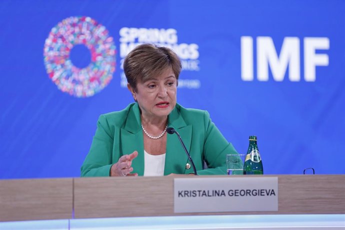 La directora gerente del Fondo Monetario Internacional (FMI), Kristalina Georgieva.