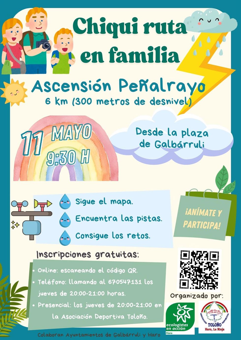 A.D. Toloño y Ecologistas en Acción de Haro organizan una nueva actividad familiar en Peñalrayo este domingo