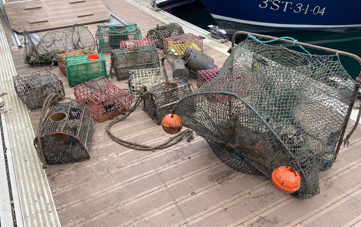 Incautadas 24 artes de pesca prohibidas en la Bahía de Santoña