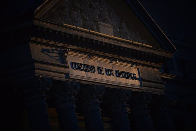 Archivo - Fachada del Congreso de los Diputados, a 24 de enero de 2024, en Madrid (España).