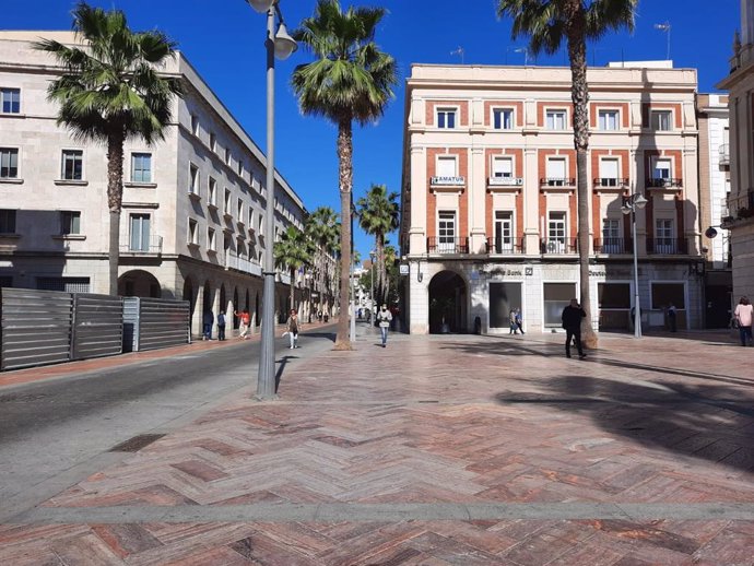 Archivo - Zona centro de Huelva capital.