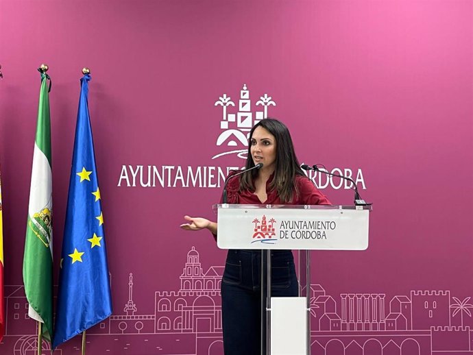 La concejala del Grupo Municipal Socialista de Córdoba, Mamen González.