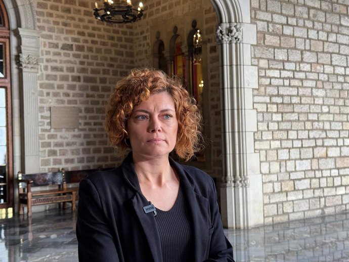 La secretària general i portaveu d'ERC, Elisenda Alamany