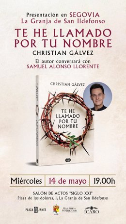 Christian Gálvez presenta su último libro en La Granja de San Ildefonso (Segovia)
