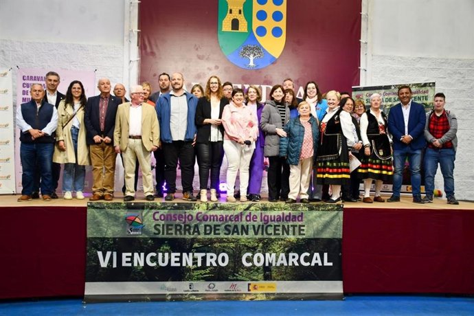 VI Encuentro Comarcal de Igualdad de Sierra de San Vicente celebrado en Almendral de la Cañada.