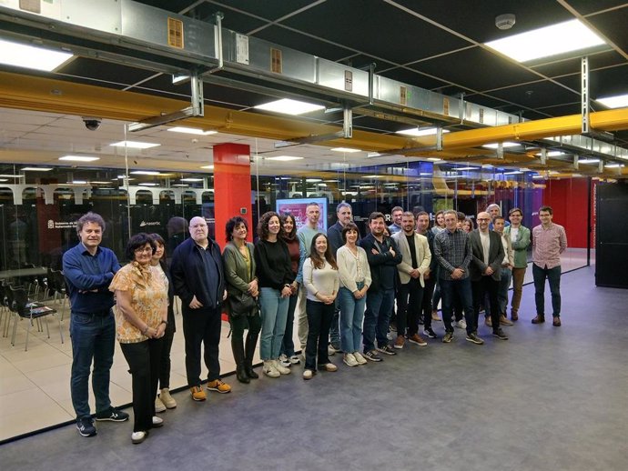 Visita de representantes locales al CPD del Gobierno de Navarra