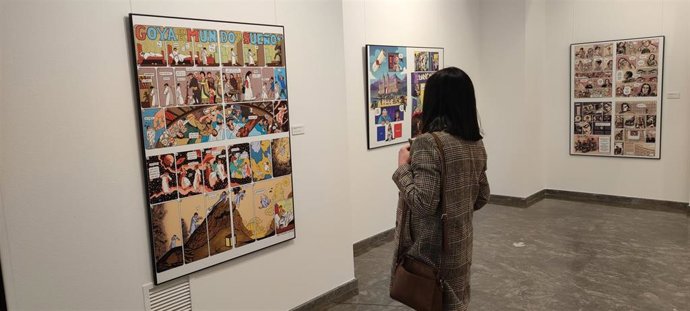 Fundación Ibercaja una a Goya con el noveno arte en una exposición en Logroño