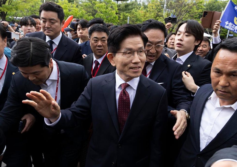 Kim Moon Soo, candidato conservador a las elecciones presidenciales de Corea del Sur 