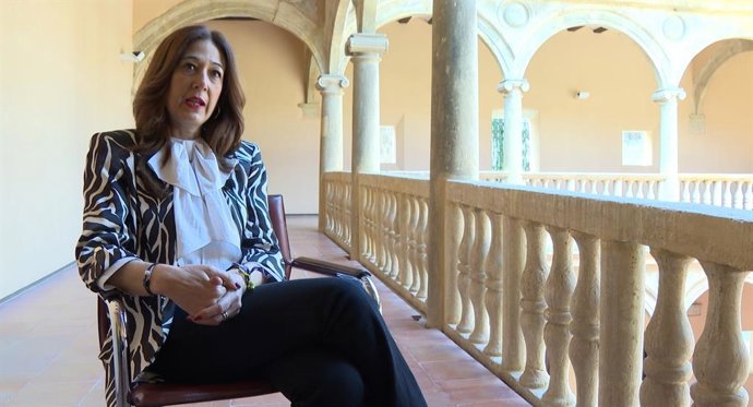 La alcaldesa de Almansa, Pilar Callado, en entrevista con Europa Press.