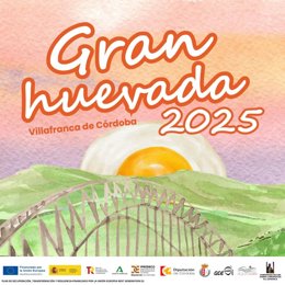 Cartel de la Gran Huevada 2025 de Villafranca de Córdoba.