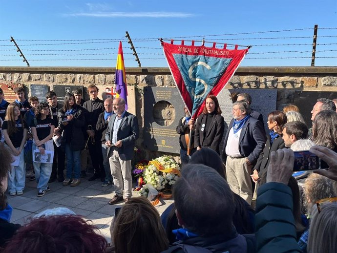 Imatge de l'acte de commemoració.