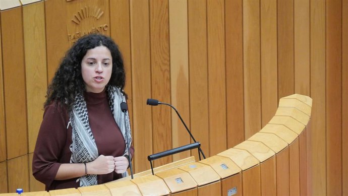 A portavoz de Facenda do BNG, Noa Presas.