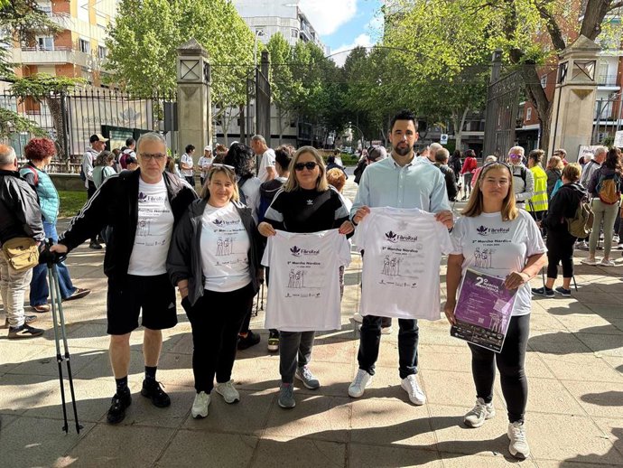 Celebración de la II Marcha Nórdica en Ciudad Real.