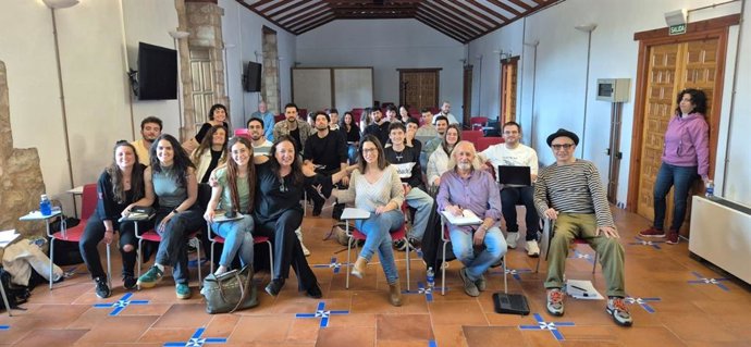 Este fin de semana se está celebrando el taller de preparación de la grabación de los cortometrajes. 
