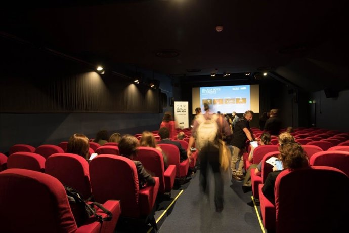 Archivo - Imagen de archivo de una sala de cine.