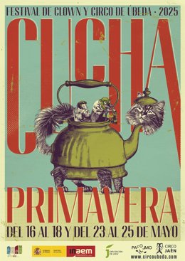 Cartel del XIII Festival de Clown y Circo Cucha de Primavera.