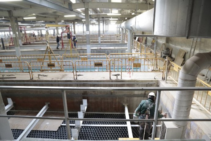 Archivo - Instalaciones de la Depuradora de Zaragoza