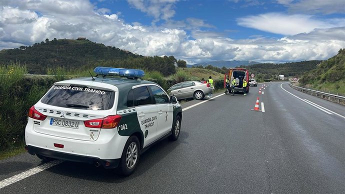 Imagen del vehículo accidentado.