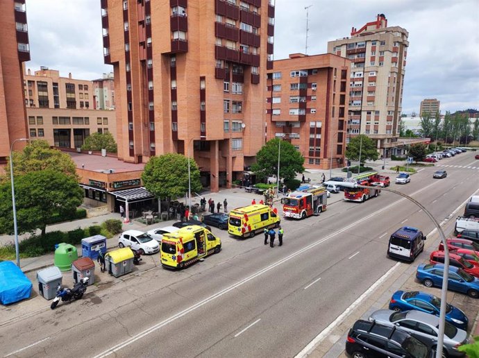 Incencio de una cocina en la calle Pío de Río Hortega