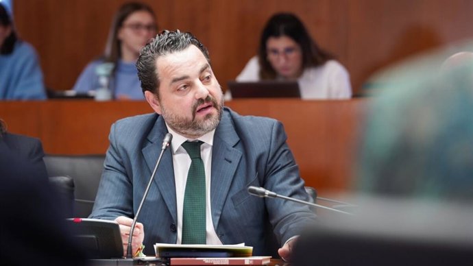 El diputado de Vox en las Cortes de Aragón David Arranz.