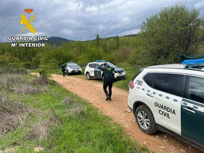 Dispositivo de búsqueda del menor de cuatro años desaparecido en Covarrubias (Burgos).
