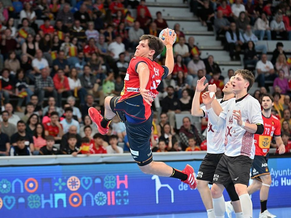 España - Letonia, selección española balonmano