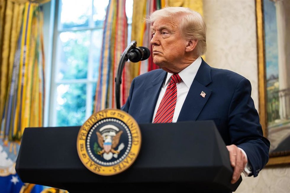El presidente de Estados Unidos, Donald Trump. 