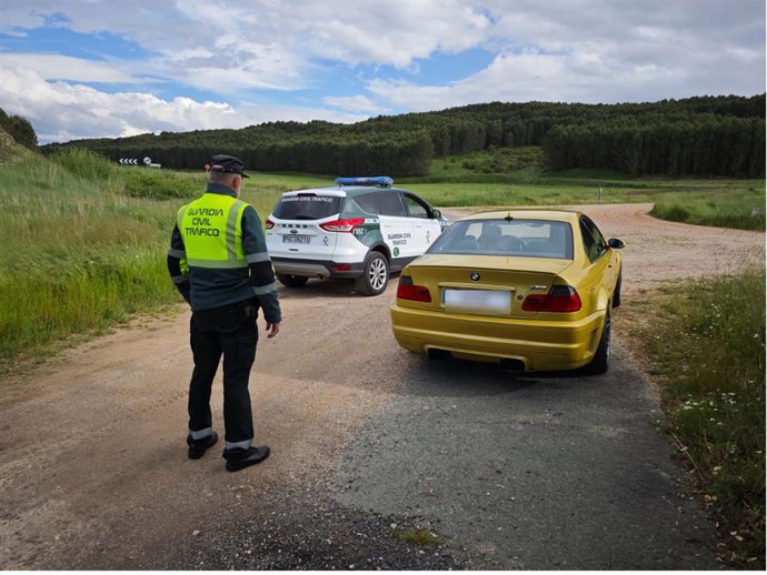 Imagen del vehículo interceptado