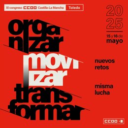 Cartel del Congreso Regional de CCOO.