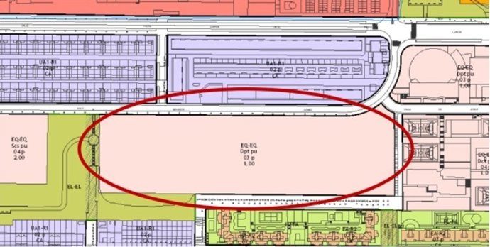 Imagen de la parcela donde se  construirán las 114 viviendas.