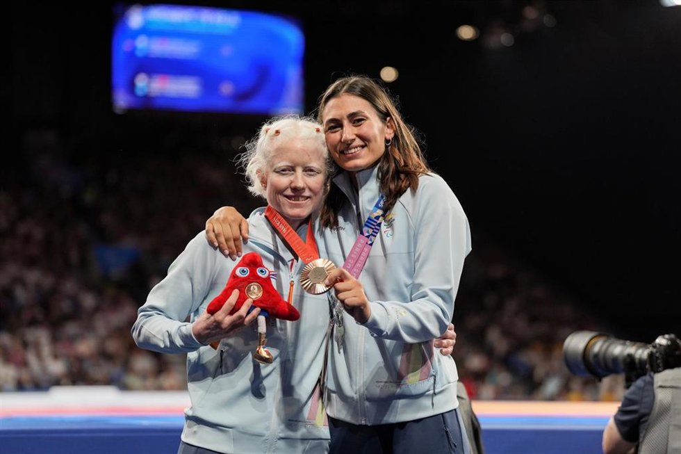 Archivo - Marta Arce, con su medalla de bronce en Paris 2024