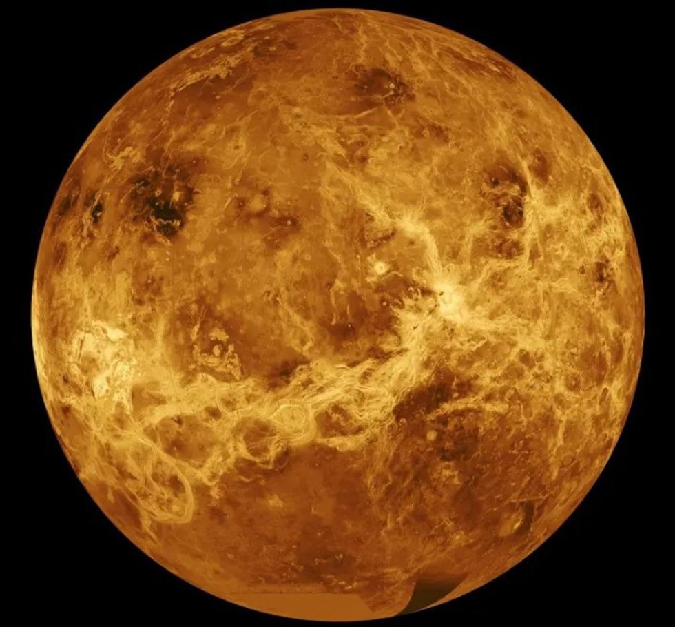 Vista global de la superficie de Venus