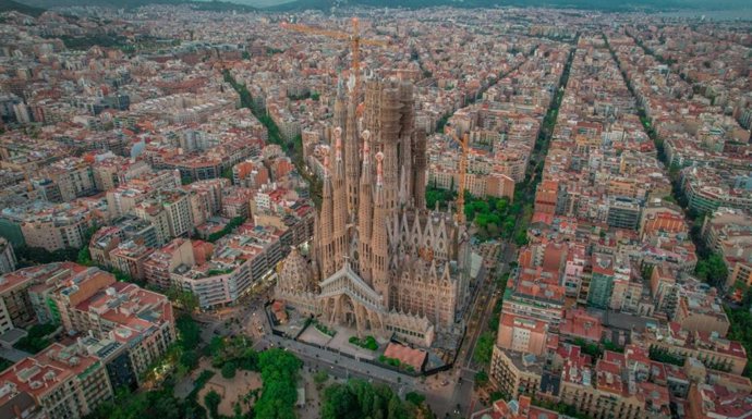 Panorámica de Barcelona.