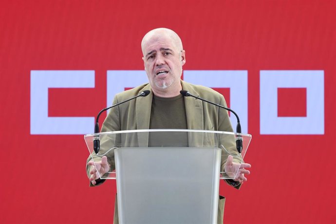Archivo - El secretario general de CCOO, Unai Sordo