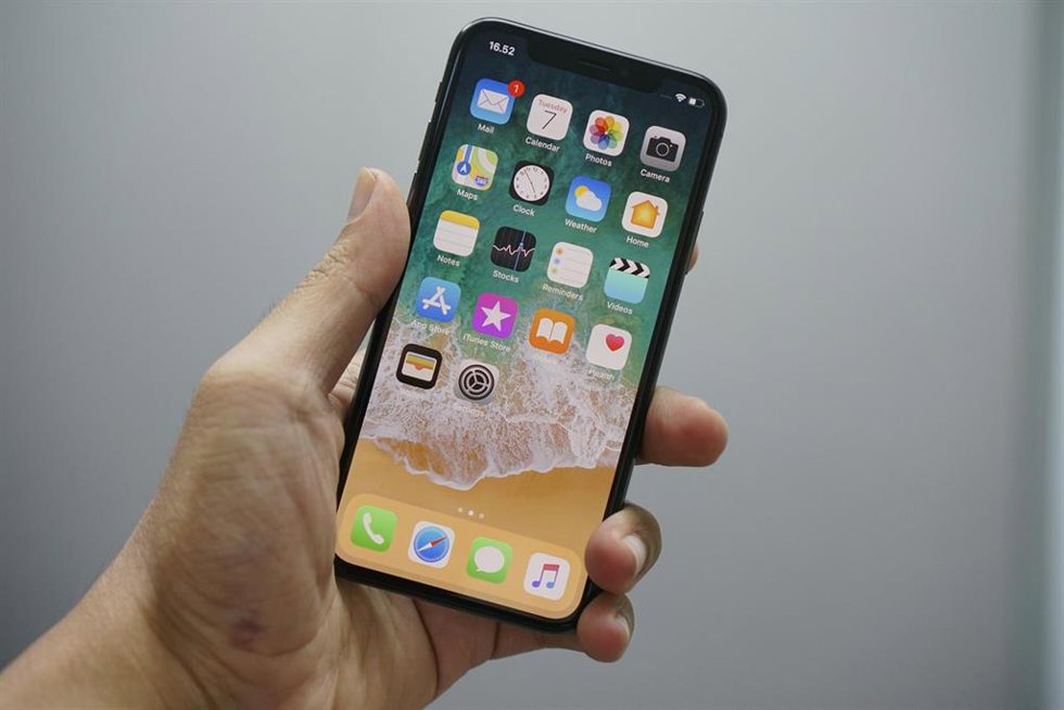 Pantalla de un iPhone.