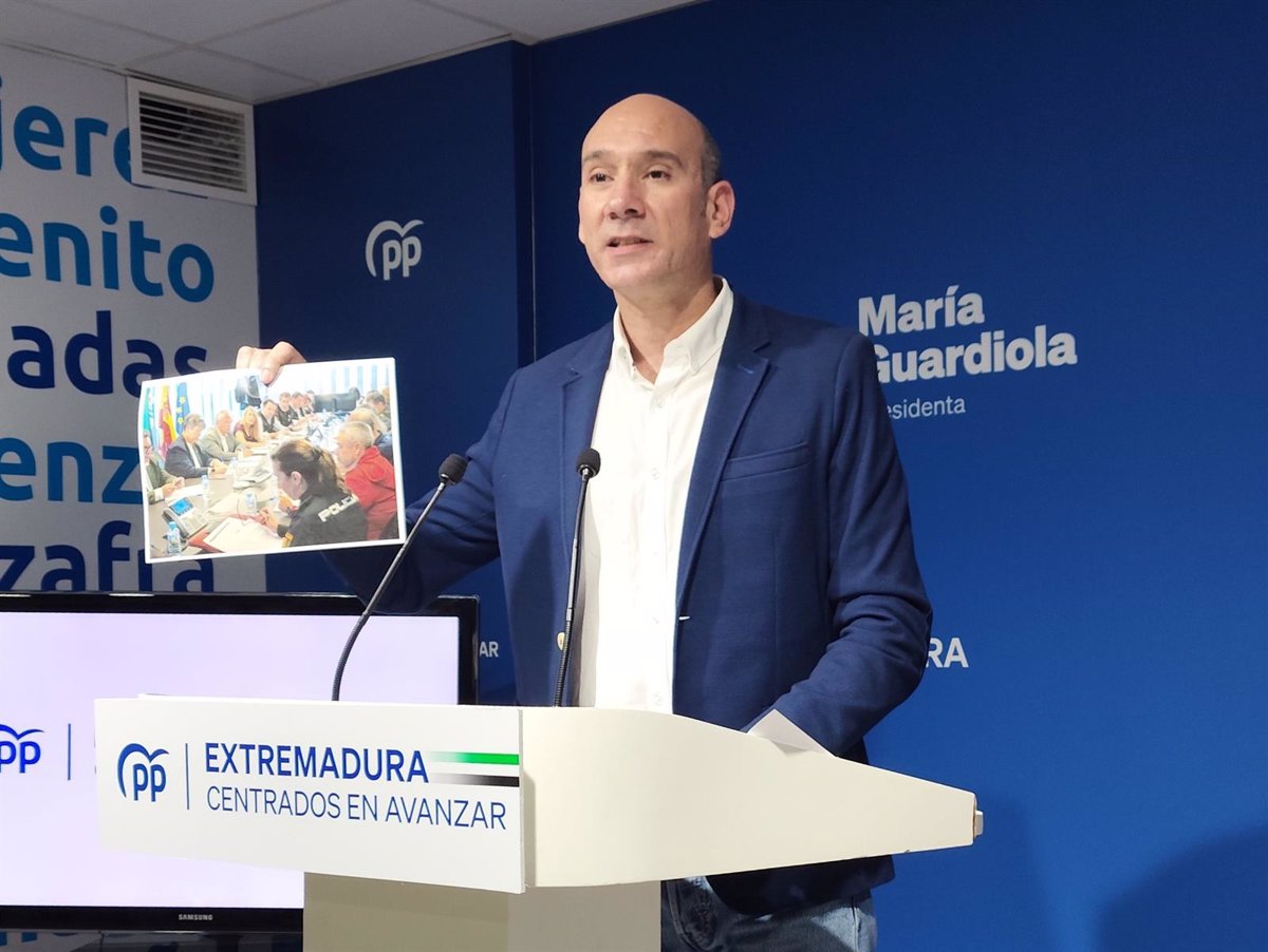 El PP de Extremadura pide explicaciones a Gallardo y Morales por no estar en el CECOPI para gestionar el apagón