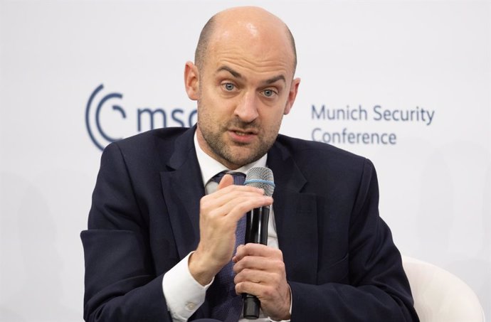 Archivo - 15 February 2025, Bavaria, Munich: Jean-Noel Barrot, French Foreign Minister, speaks during a session of the 61st Munich Security Conference (MSC) at the Bayerischer Hof conference hotel. Photo: Boris Roessler/dpa